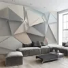 Anpassad PO Wall Paper 3D Modern TV Bakgrund vardagsrum sovrum abstrakt konst vägg väggmålning geometrisk vägg täcker tapeter94423187647046