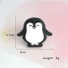 Qihe sieraden broches pins pinguïn panda dier broches rugzak hoed kraag badges dier pins pinguïn sieraden