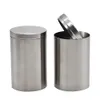 Metal Smoking Cigarettes Disguise Cigarette Shape Airtight Smell Proof Herb Container Garnished Storage Case Stash Jar