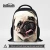 Nuevo Bolso de escuela para niños pequeños Pug Puppy Dog Mochila impresa Niños Mochilas de animales Niño Kindergarten Mochila Infantil El mejor regalo para la escuela