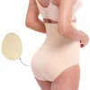 نايلون Ningmi المرأة Paded هوب محسن بات رافع الخصر المدرب Shapewear الزفاف الجسم النمذجة البطن مراقبة داخلية التخسيس المشكل