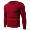 Maglione pullover slim fit Top alla moda da uomo con girocollo a maniche lunghe Misto cashmere di alta qualità lavorato a maglia Abbigliamento invernale da uomo in vendita