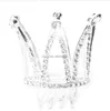 Mini Kobiety Girl Rhinestone Crown Bridal Tiara Hair Gear Pin Na Wedding Party -W128
