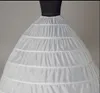 En stock robe de bal jupon blanc noir Crinoline sous-jupe robe de mariée Slip 6 cerceau jupe pour Quinceanera Dress5314285