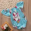 2017 Baby Girl Romper Infant Summer Ruffled Newborn Jumpsuit Ruffles Sleeve Clothes Bubble Toddler Produce Girls babies Rompers Ro9046012