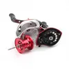 ZANLURE 7.2:1 17+1BB Metal Baitcasting Fishing Reel Long Shot Left / Right Hand Fishing Wheel