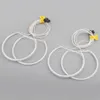 free shipping yentl 4 Pieces / lot LED Angel Eyes Rings Light White Fit For E36 E38 E39 E46 3 5 7 Series Warm White Led Car Styling1289503