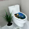 HELLOYOUNG 32*39cm sticker WC cover toilet pedestal toilets stool toilet lid sticker WC home decoration bathroom Accessories