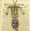 Hot Fashion Jewelry Vintage Cute Colorful Dog Pendant Necklace