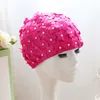 Мода 3D лепесток шапочки для плавания для длинных волос открытый плавать женщины цветы дизайн Cap тонкий Swimmings шляпа много цветов 15hl ZZ