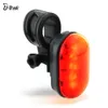 Rechargeable Safety Bike Rear Light Red Flashing LED with Belt Clip Easy to Install,Low Power Consumption