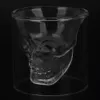 Fancy Crystal Skull Transparent Glass Cup When fill it with your favorite beverage, you will see the miracle