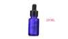 Blauw glas vloeibare reagens pipet flessen oog druppelaar aromatherapie 5ml-100ml etherische oliën parfums flessen groothandel gratis DHL