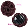 Chignon Hair Bun Donut Clip In Hairpiece Extensions Black/Brown/Red Synthetic High Temperature Fiber Chignon