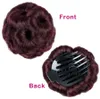 Chignon Hair Bun Donut Clip In Hairpiece Extensions Svart / Brun / Röd Syntetisk Högtemperatur Fiber Chignon