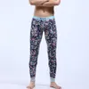 COCKCON Men's Soft Long Johns Pants Thermal Pants Cotton Pattern Printed Underwear 529