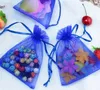 100pcs 7x9cm Wedding Favor Organza Pouch Jewelry Gift Bag Jewelry Gifts Party Candy Birthday Favors Packaging