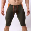 Pantalones cortos para correr para hombre malla ajustada transpirable deportes entrenamiento de gimnasia culturismo bicicleta pantalones cortos masculinos pantalones cortos de compresión para correr