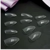 500 piezas/bolso Stiletto puntas de uñas salón francés acrílico arte de uñas de almendras puntas de uñas falsas abds acrílico gel manicure uñas puntiagudas