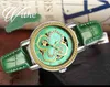 Senors Wengle New Clover Automatic MS Mechanical Watches H￶gkvalitativ ￤kta l￤derbutik genom botten Kvinnor Watches2430