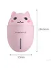 Umidificador de Animais de Estimação adorável Três-em-um Mini-Portátil Mudo Quarto Desktop Pequeno-tamanho do veículo USB Umidificador Multi-função de desktop humidifie