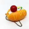 Hot Kawaii Squishy Rilakkuma Donut Soft Squishies Cute Phone Straps Bag Charms Slow Rising Squishies Jumbo Buns Phone Charms Gift Free Ship