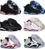 Chaussures de basket-ball 6 carmine de qualité parfaite Classic 6s UNC noir bleu blanc infrarouge chrome sport bleu Oreo red cat.