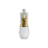 10 ml de Ouro / Prata Recarregável Garrafa de Gota para Óleo Essencial de Tinta De Tatuagem De Perfume Embalagem Cosmética Acrílico Inquebrável F1694