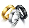 6 mm maat 6 -13 vergulde roestvrijstalen ringband bruiloft verlovingscocktail echtgenoot vader beste geschenken