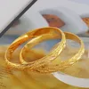 18k echt vergulde Mode Dubai Sieraden Armbanden voor Bangles Armbanden Ethiopische huwelijkscadeau Valentijnsdag meisjes