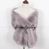 Manteau De Mariage D'hiver De Mariée En Fausse Fourrure Wraps Chaud Bâton Châles Survêtement Noir Blanc Rose Shrug Femmes Veste Fête De Noël Soirée De Bal 14