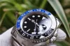 Top Luxury Master Ceramic Bezel Mens Watches Glidelock Clasp Automatic Blue Black Watch Sports Crown Wristwatch Orologio Reloj on sale FU214