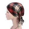 Hot New Design Women Bandana Scarf Pre Tied Chemo Hat Girls Ladies Fashion Beanie Turban Bowknot Long Tail Head Cap Top Quality