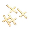 50pcs 12 * 20mmのステンレス鋼の交差船フィットのネックレスの浮かぶ十字架の魅力的な宝石のペンダントの宝石作り