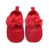 Infant Newborn Soft Sweet Mary Jane Baby Shoes Kids Wedding Party Dress Footwear Children Princess First Walker Girl Shoes