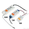 DC 12V 18W 72W 100W Verlichting Transformatoren Hoogwaardige LED-driver voor LED-stripvoeding