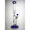 Tall Glass Bong Straight Glass Tube Bong Water Pipe 16 '' Showerhead Perc Dome Heady Water Bong Bubbler Rökning Pipe Bong tjock