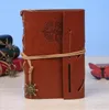 16x24cm A5大きさの海賊日記ノートブックアジェンダのフェイクレザーカバーFilofaxノートブックのための韓国の文房具クラフトペーパーメモ帳
