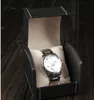 Fashion Watch Box Faux skórzany kwadratowy biżuteria Watch Play Polejka prezentowa z poduszką poduszką Ship55888804
