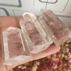 LIVRAISON GRATUITE 3 pièces vente en gros chaude nouveau grand point de cristal blanc clair naturel baguette quartz reiki point de guérison guérir pierre chakra