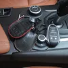 1st. Nytt äkta läderhölster Remote Car Key Bag Nyckelfodral för Alfa Romeo Giulia 2017 Alfa Romeo Stelvio 2017232U