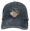 pzx unisex per adulti vibrazioni divertenti bradipo color tinte di cotone berretto da baseball berretto da baseball hat6459890