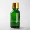 الجملة الأخضر 20 ملليلتر الزجاجات زجاجات السائل 20 ملليلتر فارغة زجاجات زيت القطارة الروائح التعبئة زجاجات 20 ملليلتر مع 5 نوع قبعات للبيع