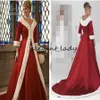 vestido de novia de navidad rojo
