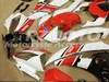3 GIFT NIEUWE BERICHTINGEN VOOR YAMAHA YZF-R6 YZF600 R6 06 07 2006 2007 ABS Plastic Carrosserie Motorfiets Fousen Kit Cowling Cover Red White BV3