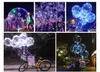 Dreamy bobo ball wave BOBO Balloon with colored light led balloon for Christmas Halloween Wedding Party children home Decorations IB749