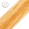 8mm Round Citrin Beads,Selectable Size 2/3/4/6/8/10/12/14mm DIY Loose Beads For Bracelet Making Strand 15"