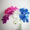 Orquídeas falsas 95 cm Artificial Vanda Bush Mariposa Orquídea Phalaenopsis Flores 5 colores para la boda Navidad Decoración del hogar flor