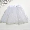 New Lace Yarn Girls Shining Star Dance TUTU Gonna Princess Gonne gonfie per bambini Xmas Party Dress 11 colori Formato libero