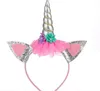 Unicorn Hoop Halloween Children's Hoop Holiday Party Baby Hair Tillbehör Unicorn Party Products L422